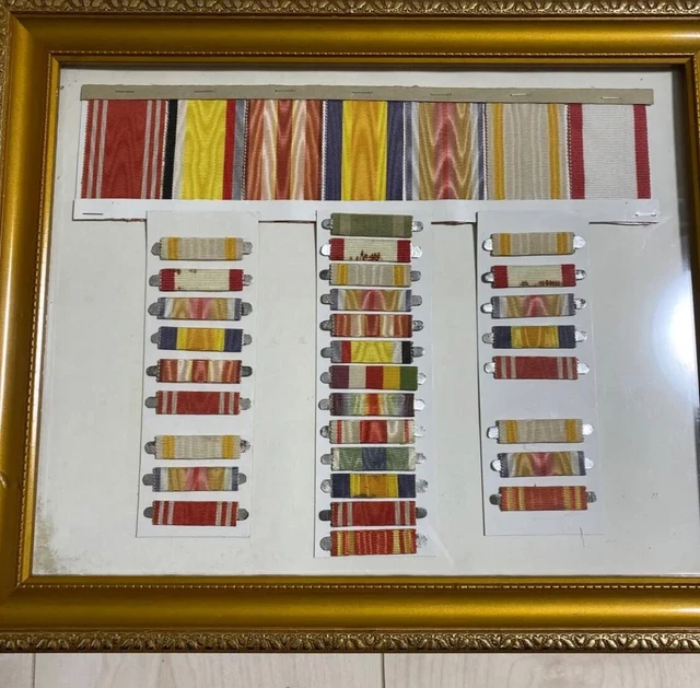 WORLDWAR2 IMPERIAL JAPANESE army ribbon bar set breast ribbon service