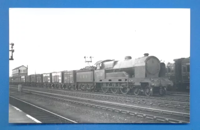 LMS 5993 AT NORTHAMPTON 6/4/35  9 x 14cm BLACK AND WHITE PHOTOGRAPH