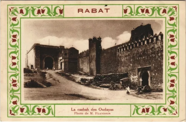 CPA AK MAROC RABAT Le Jardin de la Casbah des Oudayas Flandrin (38131)