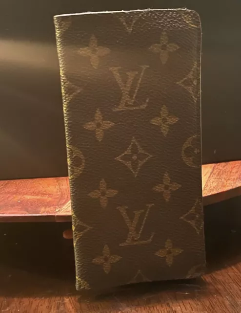 LOUIS VUITTON Monogram Canvas Leather Etui Lunette Simple Eyeglasses Case France
