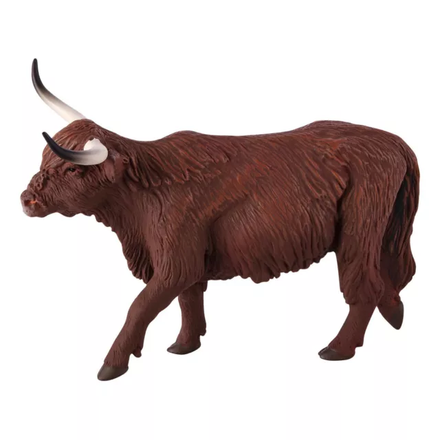 ANIMAL PLANET Vaca Highland Figura Juguete Tres Años para más De Marrón (387199