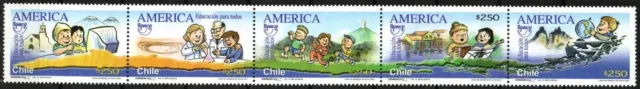 Chile Stamp 1487  - Education for all