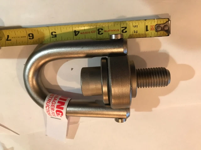 Hoist Ring M20x2.5 Stainless Steel 360 Swivel McMaster  2949T65