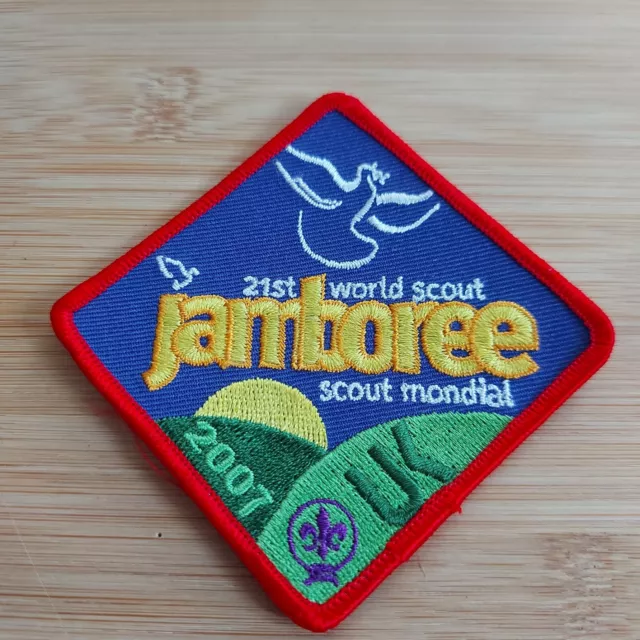 UK Scouting 2007 World Scout Jamboree Official UK Contingent Uniform Badge