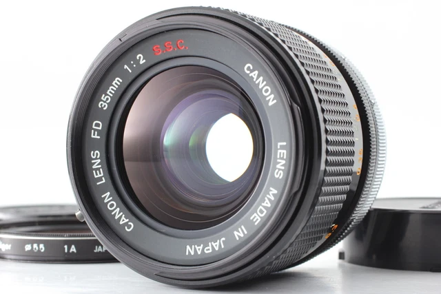 [MINT] Canon FD 35mm f/2 SSC S.S.C. Concaved A Wide Angle MF Lens From JAPAN