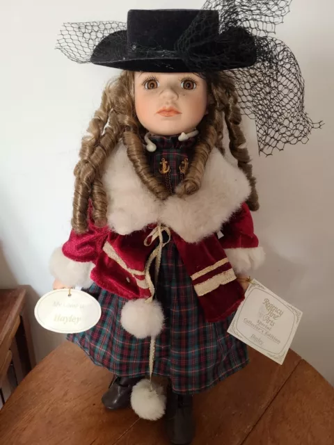 Regency Fine Arts, Porcelain Doll, Special Collector's Edition, "HAYLEY"