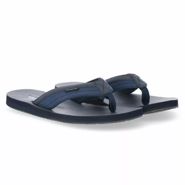 TRESPASS MENS SCENE Travel Summer Flip Flop lightweight comfy Blue or Cocoa 15.75 PicClick UK