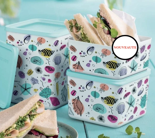 Lot De 3 Boîtes Tupperware VentilOfrais Neuves – 375 Ml + 2 X 800 Ml