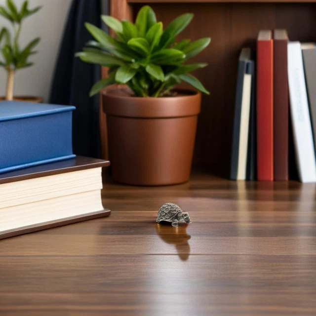 FENG SHUI TURTLE Prosperity Statue - Alloy Money Turtle Figurine ...