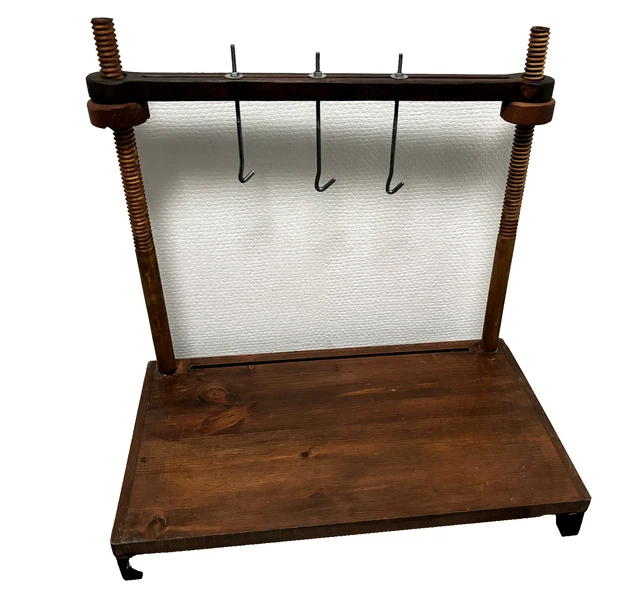 Heftlade Buchbindewerkzeug Buchbinde-Rahmen Buchbindenährahmen