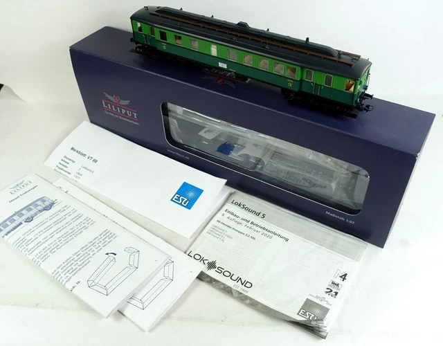 LILIPUT 133017 FÜR Märklin Diesel Triebwagen SNCB H0 OVP DCC, AC ESU ...