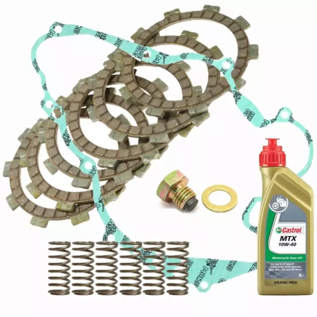 Set Lamelle Frizione Molle Olio Guarnizione per Rotax 122 Rs MX Rx SX 125