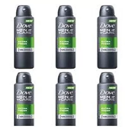 6 X Dove MEN + CARE Extra Fresh SPRAY Deodorante Corpo Uomo MEN+CARE maschile