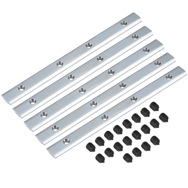 Connettore piatto dritto connettore legno per profilo di estrusione alluminio serie 3030 - 5 pz