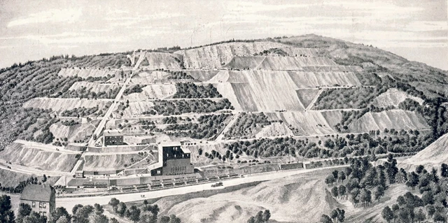 Eiserfelder Steinwerk Eiserfeld Reklame Historie 1925 Sieg