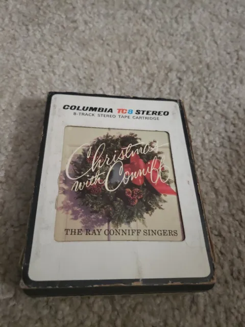 The Ray Conniff Singers "Christmas With Conniff" 8 Track Tape Untested Columbia
