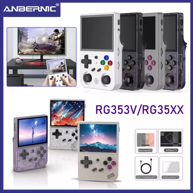 ANBERNIC RG35XX H Handheld Game Console Portable Playing Video Games 3.5  Inch IPS Screen 640*480 Screen Video Player Machine - AliExpress