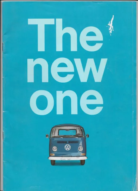 1968 Volkswagen Commercial (T2/Type 2) brochure: VW Van, Pickup, Kombi, Clipper