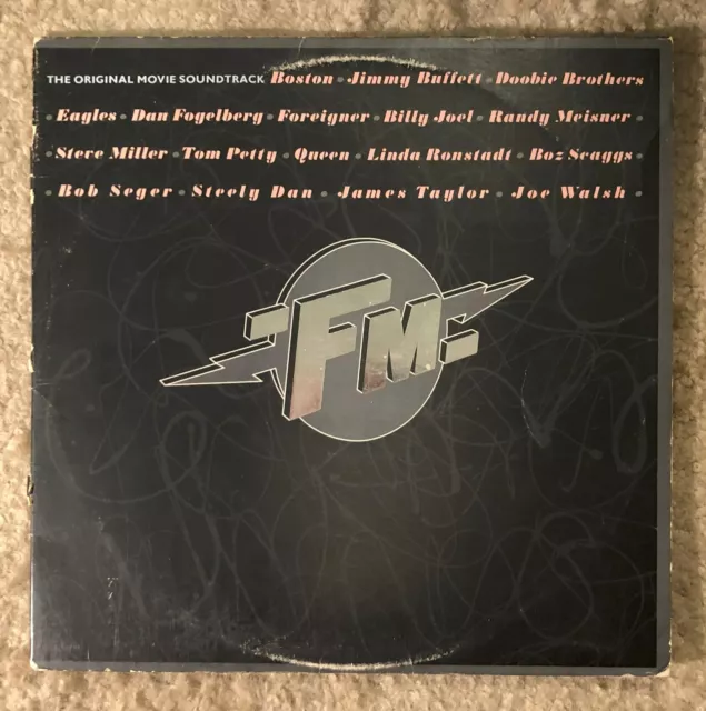 FM Original Movie Soundtrack 1978 Dbl LP Record Boston Jimmy Buffet Eagles PLUS