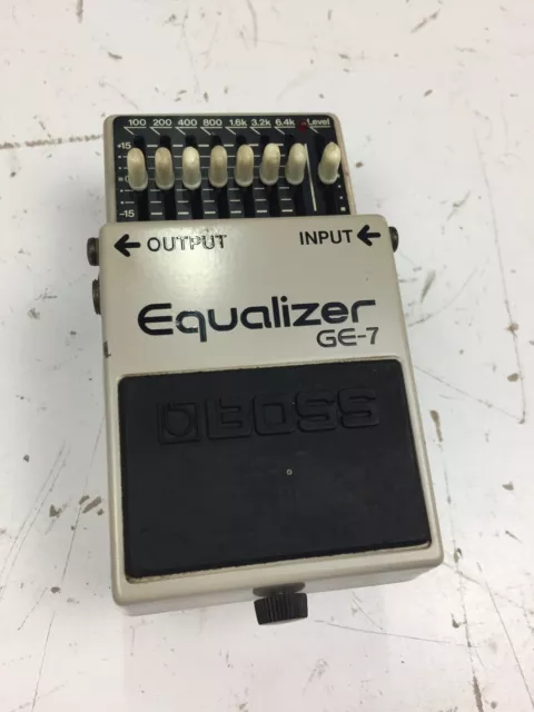 [Faulty] Boss GE-7 Graphic Equalizer - WORKING w. faults - read description