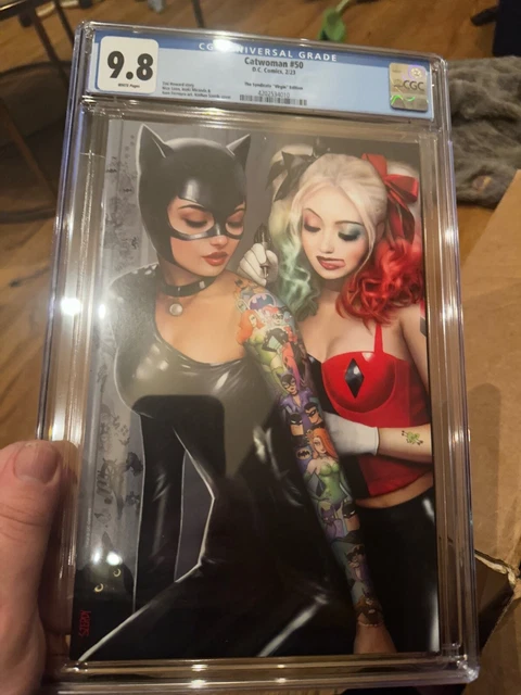 Catwoman #50 (Nathan Szerdy Exclusive Virgin Variant) Comic Book ~ Cgc 9.8 Nm/M