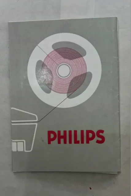 depliant pubblicitario "PHILIPS" registratore nastro magnetico modello EL 3515