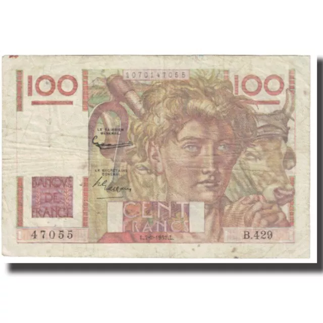 [#612512] Frankreich, 100 Francs, Jeune Paysan, 1952, G.Gouin