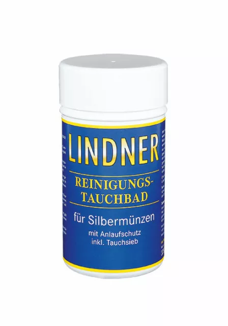 Silver Münzbad Cleaning Bath Immersion 375ml Lindner 8092 for Coins Jewellery