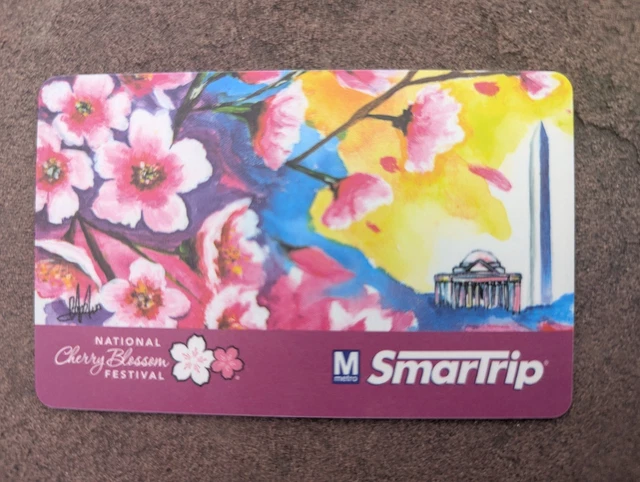 2026 NATIONAL CHERRY Blossom Festival Smartrip Card Washington DC Metro - WMATA $25.00 - PicClick 2026 NATIONAL CHERRY Blossom Festival Smartrip Card Washington DC Metro - WMATA $25.00 - PicClick