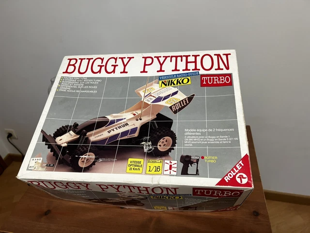 NIKKO Buggy Python RC vintage radio guidé 80's rare réf 163 - 1/16 fonctionne | eBay
