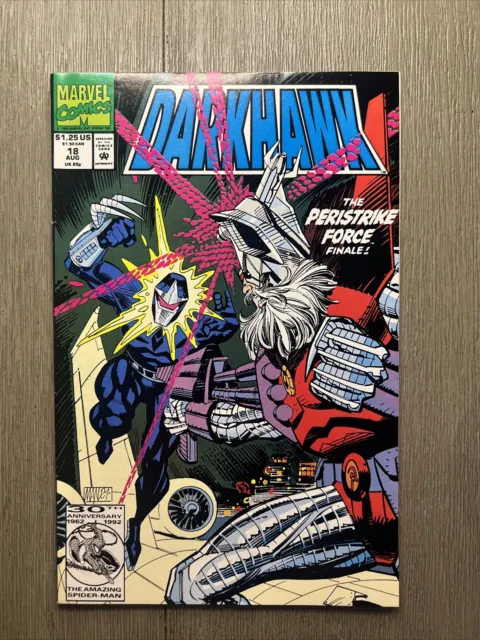 Marvel Comics Darkhawk #18 August 1992 Mike Manley art