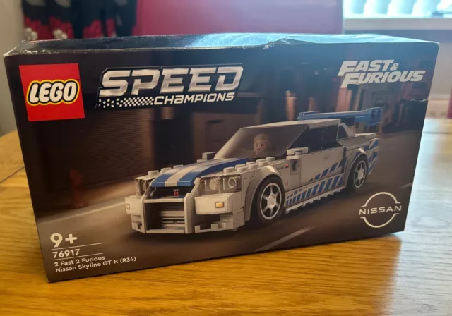 New In Box - LEGO SPEED CHAMPIONS: 2 Fast 2 Furious Nissan Skyline GT-(R34)