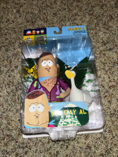 2005 South Park Big Gay Al Series 1 Action Figure Suitcase Goose *See  Photos*