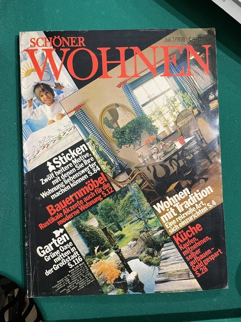 SCHÖNER WOHNEN Heft Juli 1976