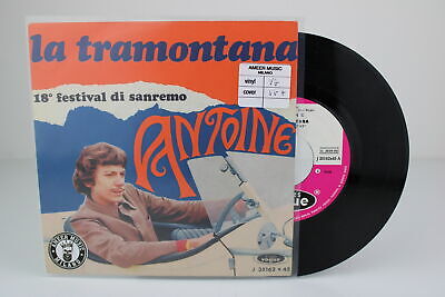 Antoine La Tramontana Io Voglio Andare In Guerra Disco 45 Giri Vinyl Vinile 7"