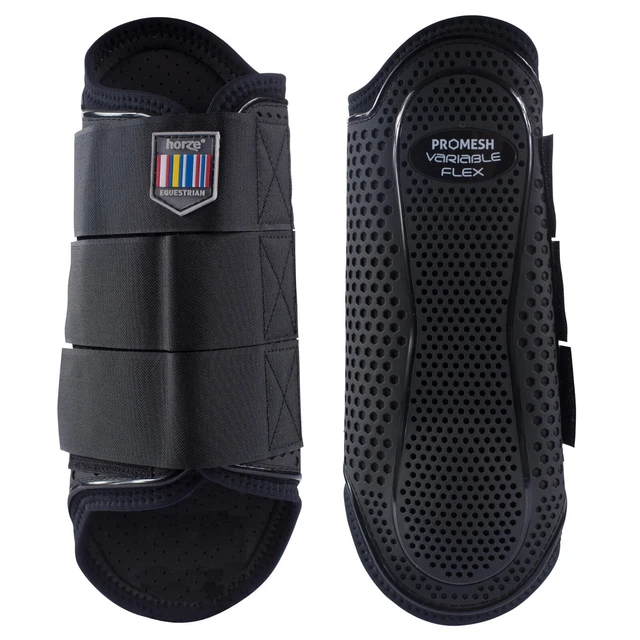 HORZE Anchor Hybrid Splint Boots - Dressage Horse Boots Protection Boots Black L