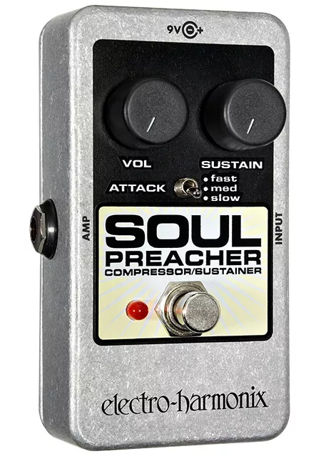 Electro Harmonix Ehx Soul Preacher Compresseur / Béquille Effets Pédale, Neuf