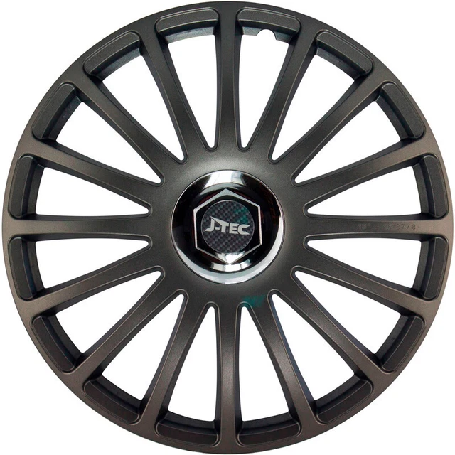 Enjoliveurs J-Tec Discovery 15 Pouces Argent - Cache-Jantes ABS Pour Voiture