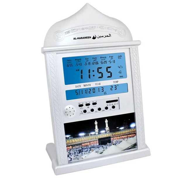 AZAN MOSQUE PRAYER Clock Islamic Mosque Azan Calendar Muslim Prayer