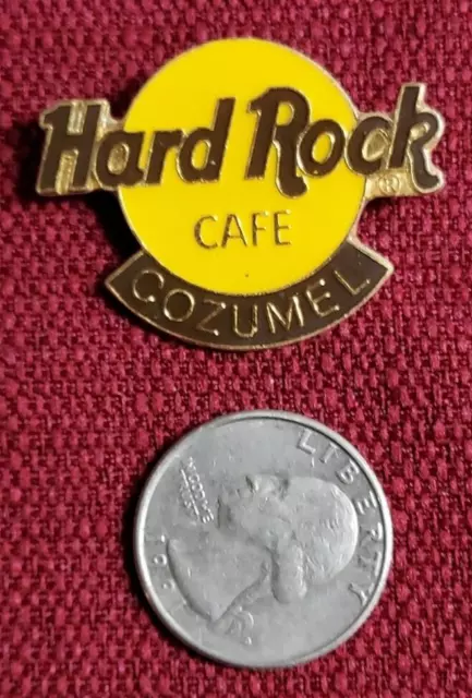 Hard Rock Cafe Cozumel Yellow Logo Pin #2 Gift Creation