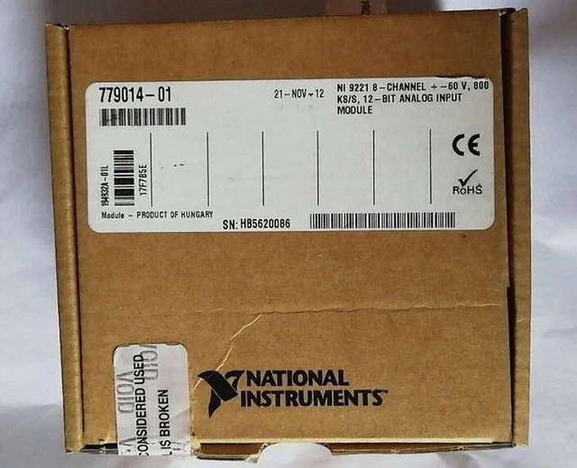 ONE NEW NI 9221 Input module 779014-01