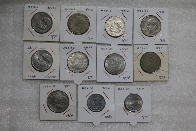 🇲🇽 Mexico 1 Peso Coin Collection B49 #1883