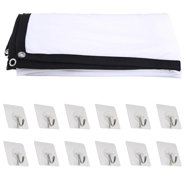Projection Movies Screen for Home Theater with Hooks Double Sided Projection