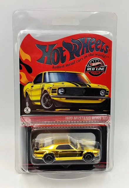 Hot Wheels RLC 2021 70's Ford Mustang Boss 302 - Orange - 1:64 - Neuf