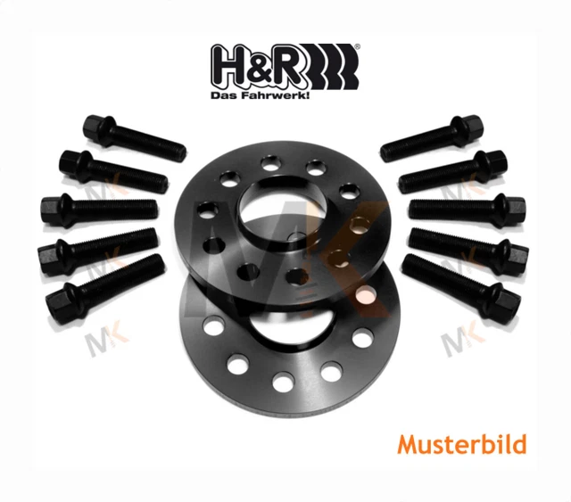 H&R Spurplatten Black 36mm / Axle for VW Passat Alltrack 3G5 CB5 2015-2023
