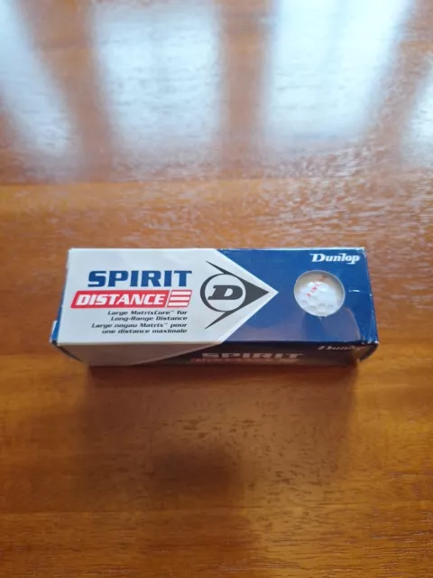 Dunlop Spirit Distance Golf Balls - 3 Pack