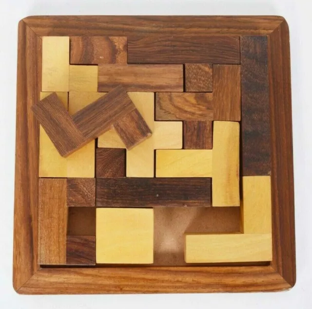 3D Antique Puzzle Pedological Board Casse-Tête Bois Jeu Puzzle Set pour Enfant