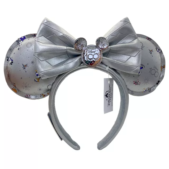 US Disney Park Loungefly 100 Years Minnie Mouse Ears Headband Mickey Pluto Goofy