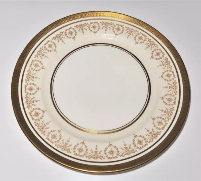 Aynsley Bone China GOLD DOWERY 7892 Smooth Rim Bread Plate, 6 1/4"