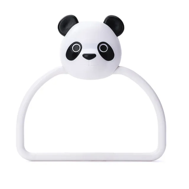 Organizador de toallas Panda Cachorro Sin troquelar Soporte de toallas en forma de panda